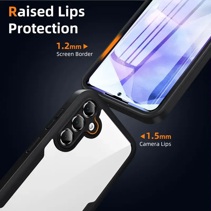 360 Full Body Built-in Screen Protector Phone Case Cover