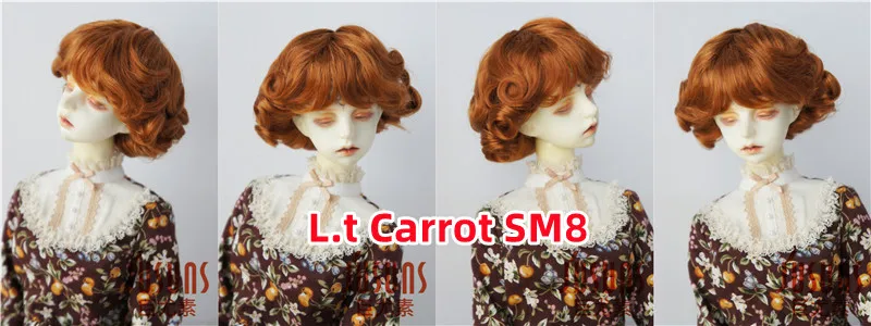 【JUSUNS】JD369 1/8 1/6 1/4 1/3 YOSD MSD SD DOD Unisex Cupid Curl Synthetic Mohair BJD Wig OB 6-7inch 7-8inch 8-9inch Doll Hair