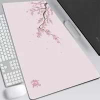 Japan Cherry Blossom Mouse Pad XXL Gray Laptops Gaming Deskmat Sakura Mousepad Anime Office Carpet Gamer Keyboard Computer Desks - Image 3
