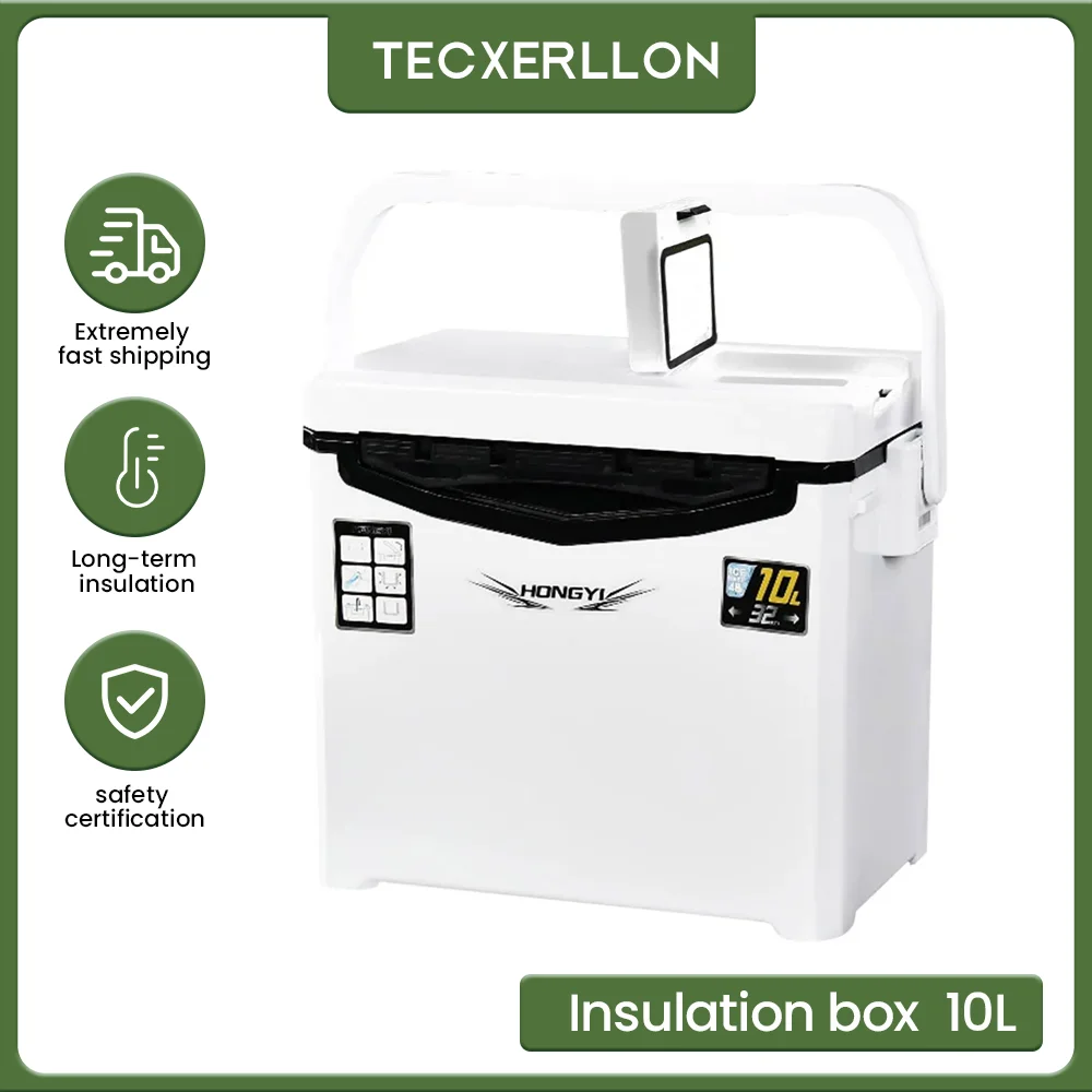 Refrigerator 10L Camping Portable Insulation Refrigeration Outdoor Food and Beverage Refrigeration Box Camping Sea Fishing Box