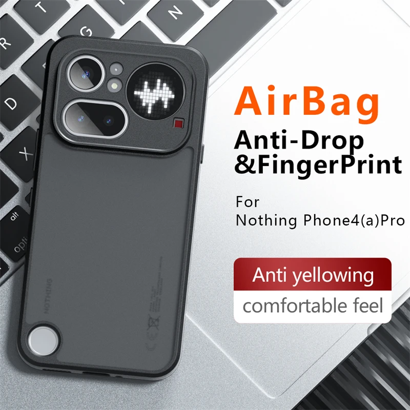 Matte Transparent Shockproof Bumper Protective Case