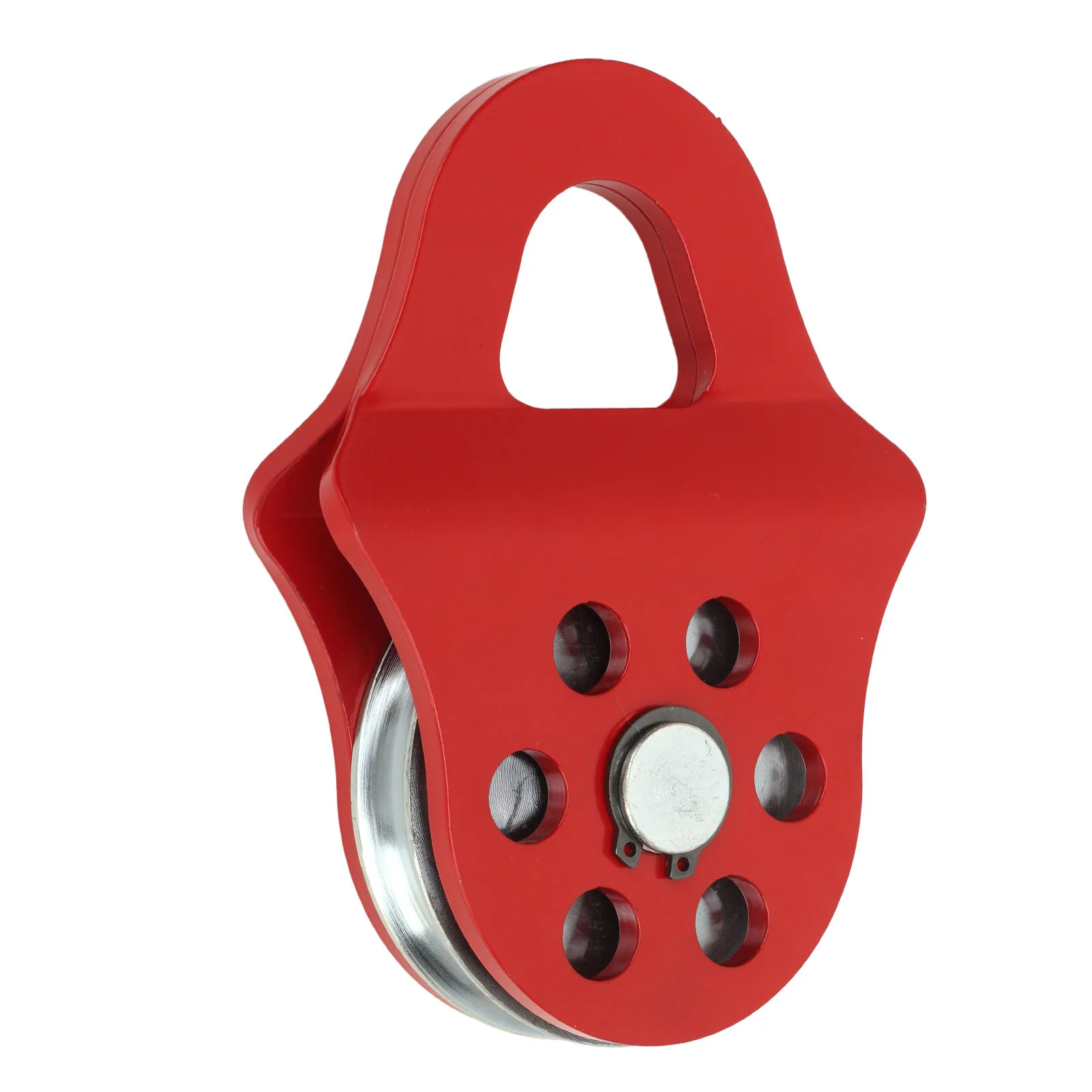 Towing Pulley Heavy Duty 4T Snatch Pulleys Block for Synthetic Rope or Steel Cable 4T Breaking Force Winches Pulley Sheave for Truck