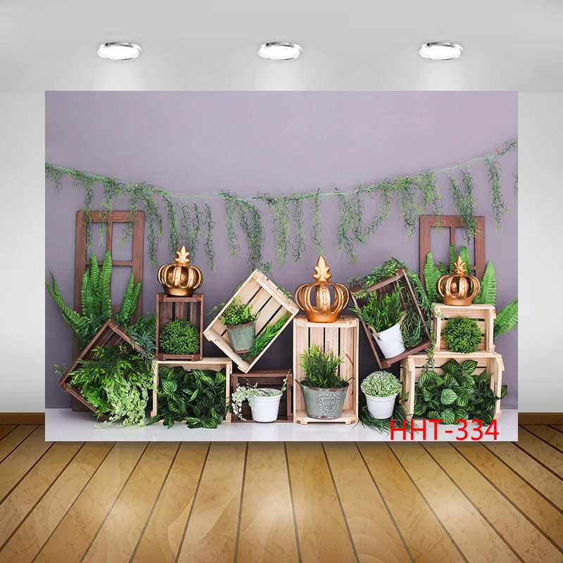 

SHUOZHIKE Newborn Baby Birthday Background First Birthday Party Balloon Flower Backdrop Photography Photo Studio HHT-09