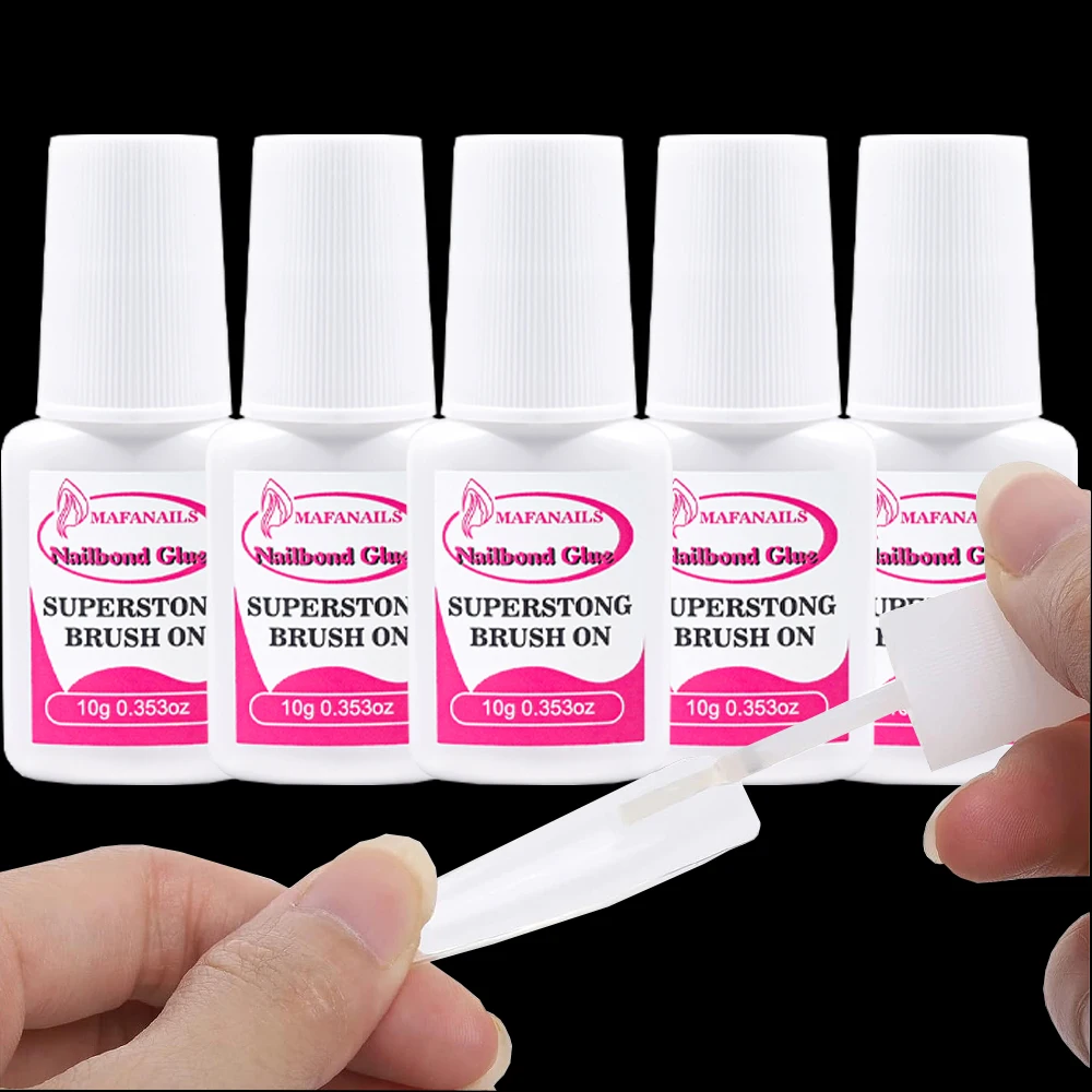 

MAFANAILS Super Strong Nail Glue 10g Glue for Press On Fake Nail Long Lasting/Waterproof Gel For Acrylic Nail Manicure Care Tool