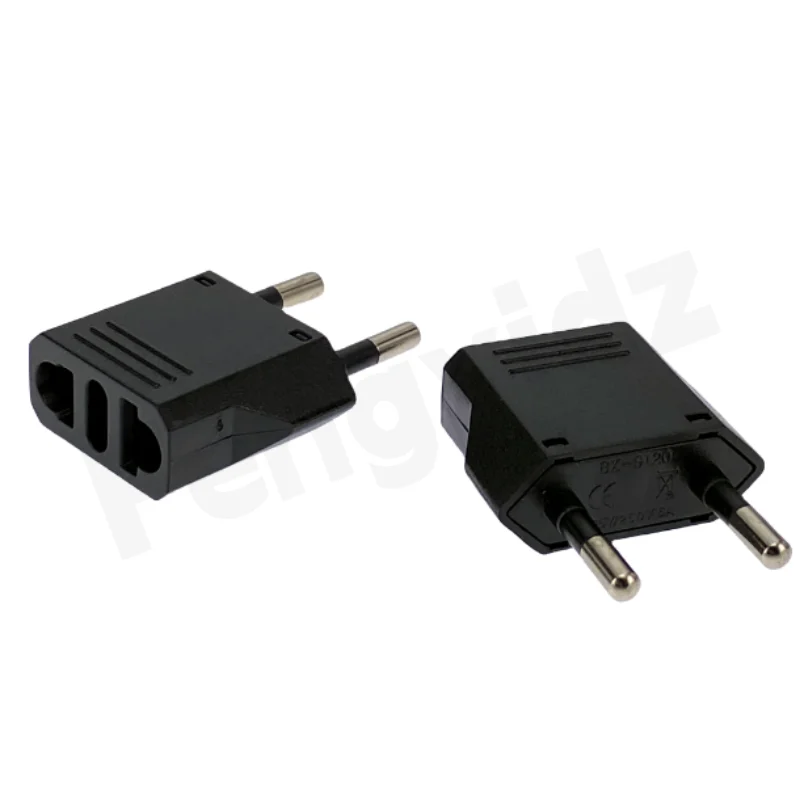 EU European KR Plug Adapter Japan China US To EU Travel Power Adapter Electric Plug Converter Charger Socket AC Outlet