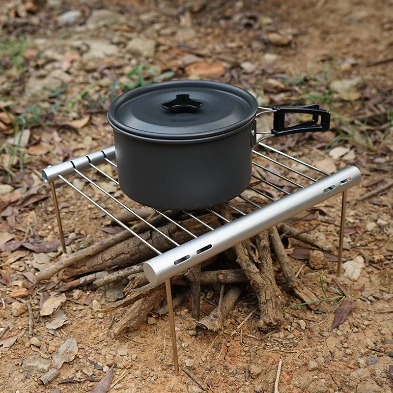 Folding Portable Stainless Steel BBQ Grill Mini Pocket Barbecue Accessories For Home Park Use barbecue grill barbecue stove