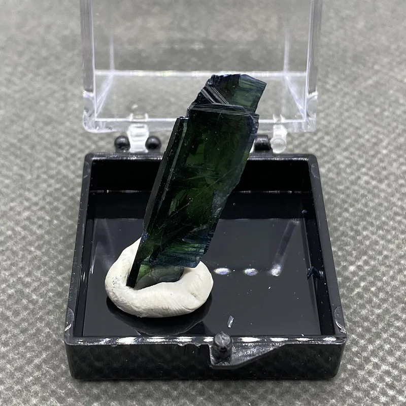 100% natural rare Brazil Vivianite （Blue ironearth） mineral specimen stones and crystals healing crystals quartz +Box 3.5c'm