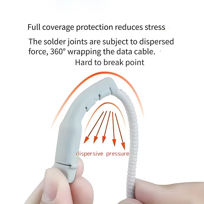 Versatile Anti-Break Charging Cable Organizer - 10 Pack