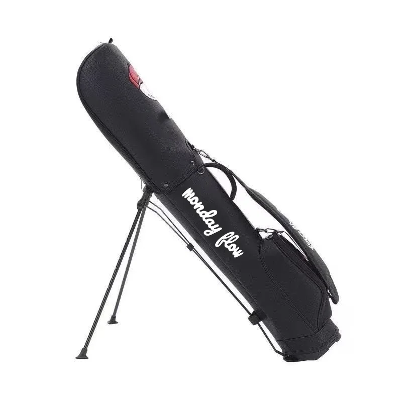 RefreshingKoreanGolfHalfBagLuxuryPUFabricRigidStandSupport