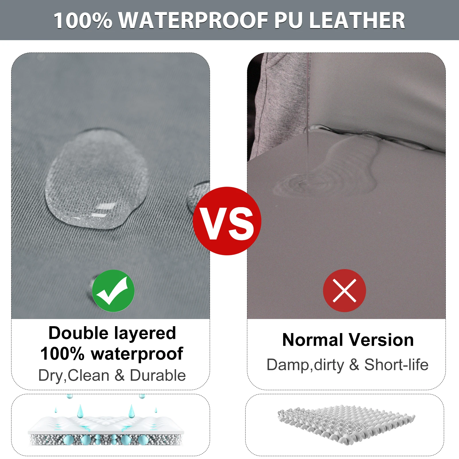 Waterproof Recliner Sofa Cover Non-slipMilk Silk Sofa Cover For Living Room Single Sofa Chair Couch Cover Armchair Covers Home 4