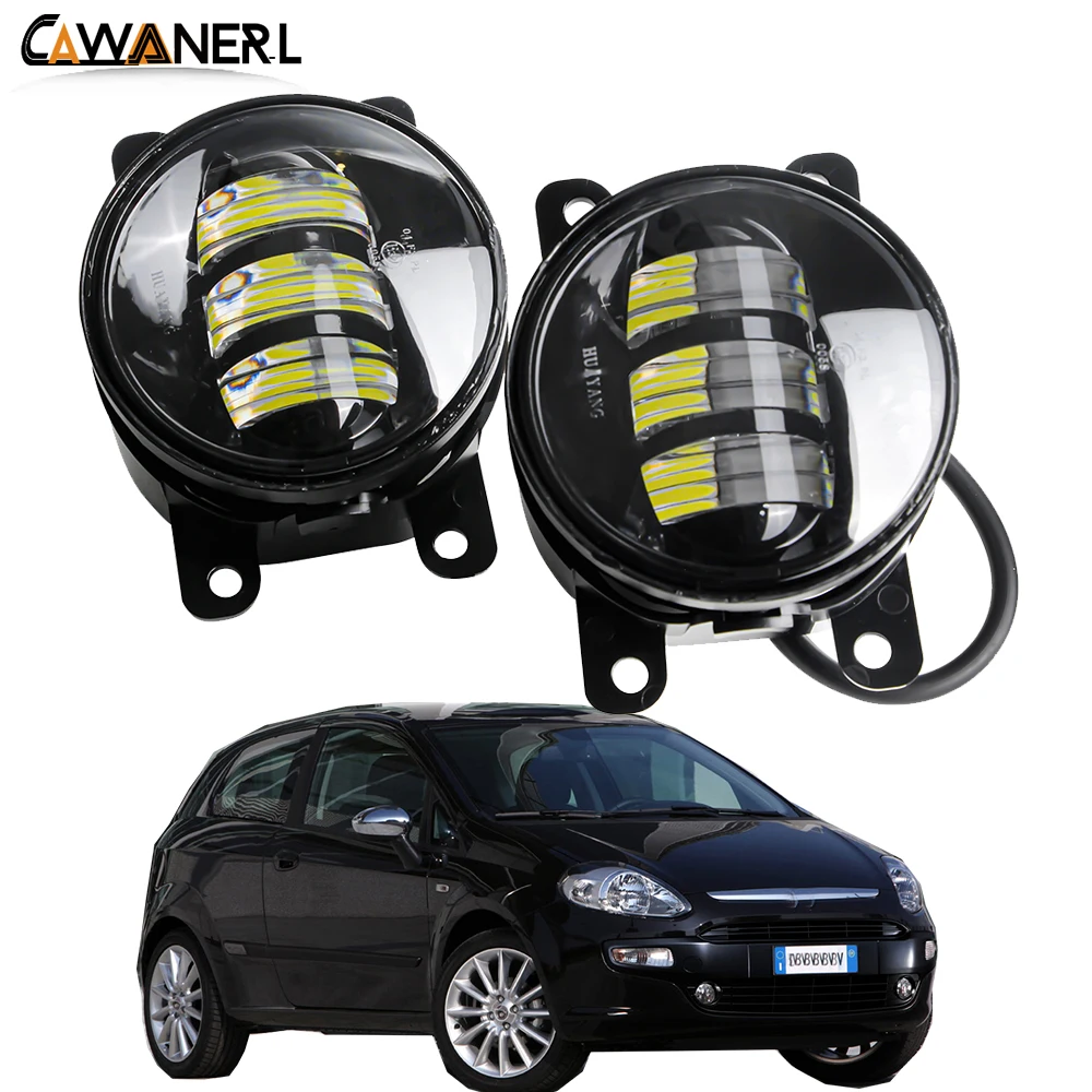 

2 шт., Автомобильные противотуманные фары 30 Вт 2012 лм для Fiat Punto Evo 2017-