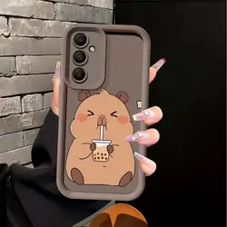 Capybara Cute Soft TPU Phone Case - Galaxy A10s (Mix01)