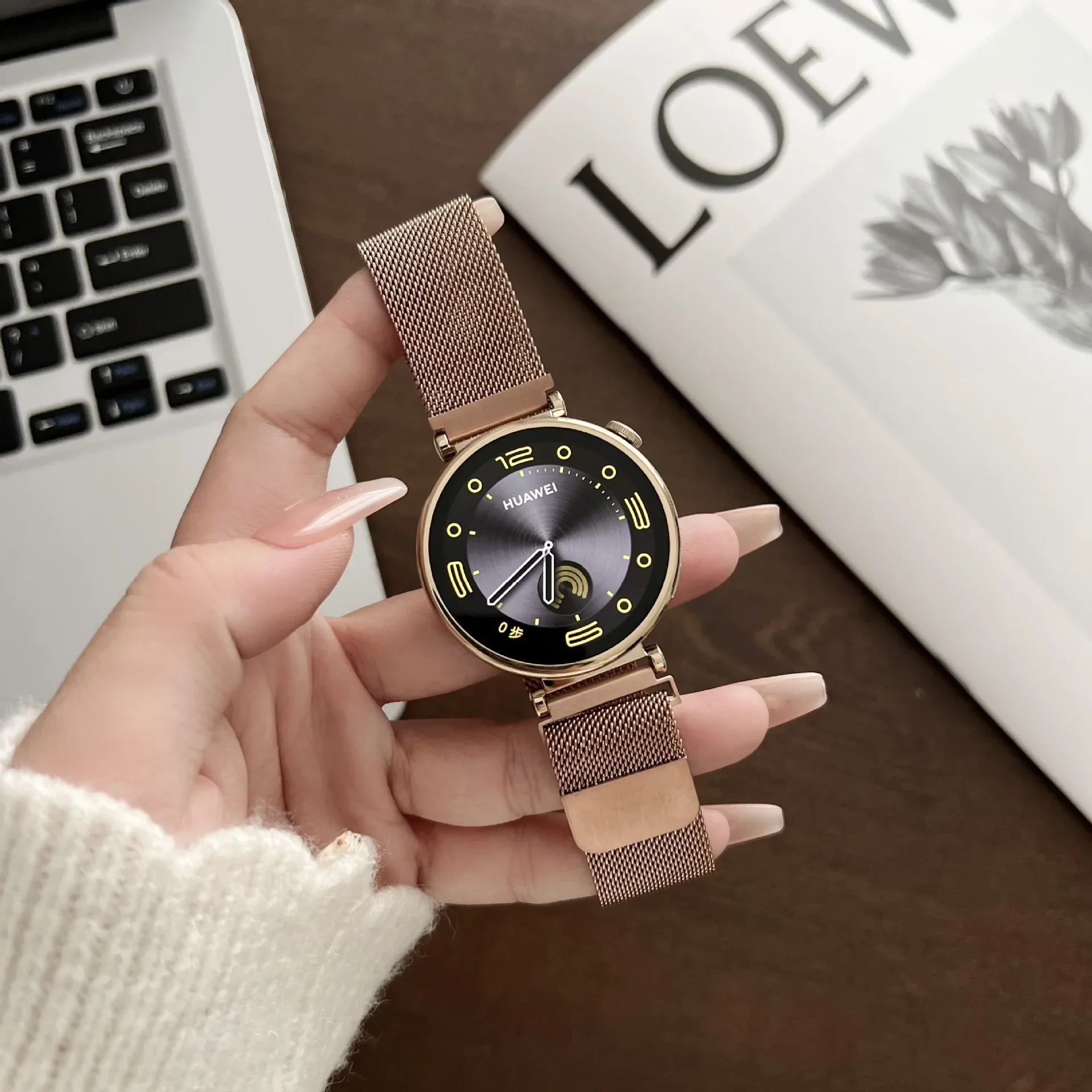 Magnetic Milanese Metal Strap - Elegant Replaceable Wristband