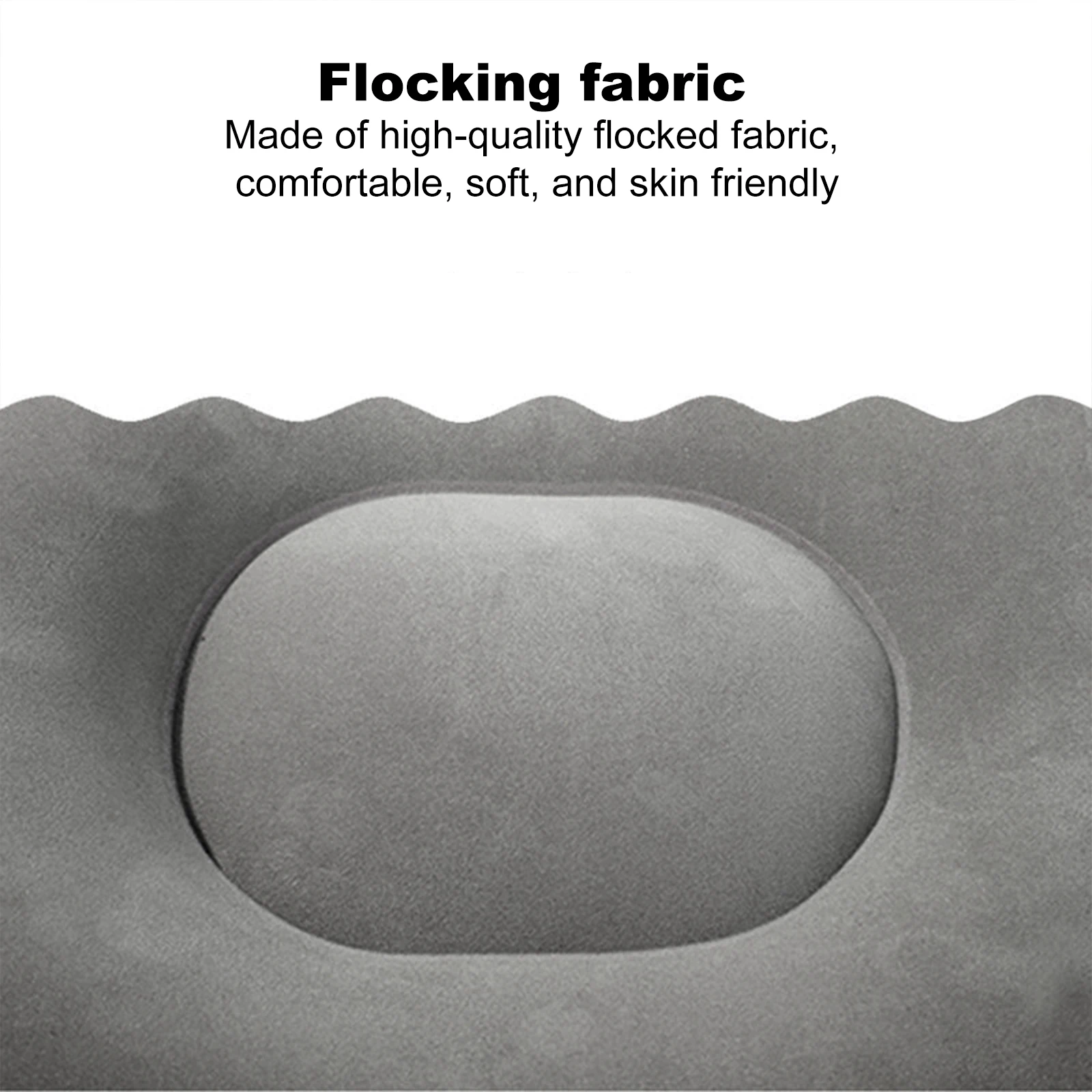 1 Pc Gray PVC Inflatable Travel Pillow Foot Rest Pillow Kids Flight Sleeping Resting On Airplane Car Bus Foot Pad