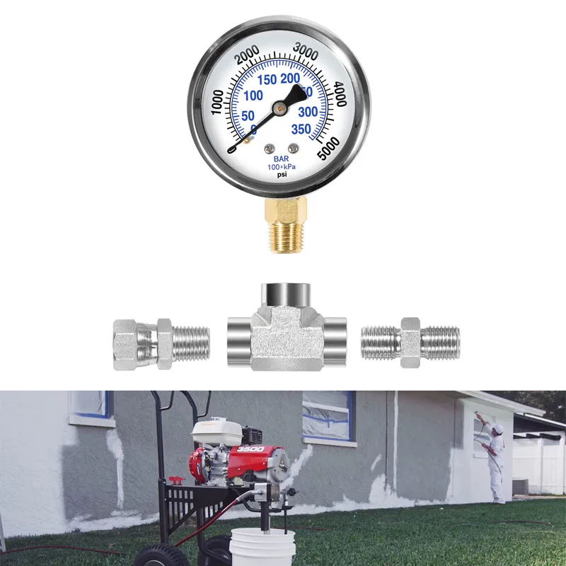 PressureGaugeAssemblyforAirlessSprayers340840ReplacesforTitan
