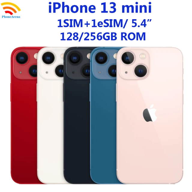 99%New Original iPhone 13 Mini 5G 5.4" 13mini RAM 4GB ROM 128/56GB Super Retina XDR OLED Dual 12MP Apple A15 Bionic NFC Face ID