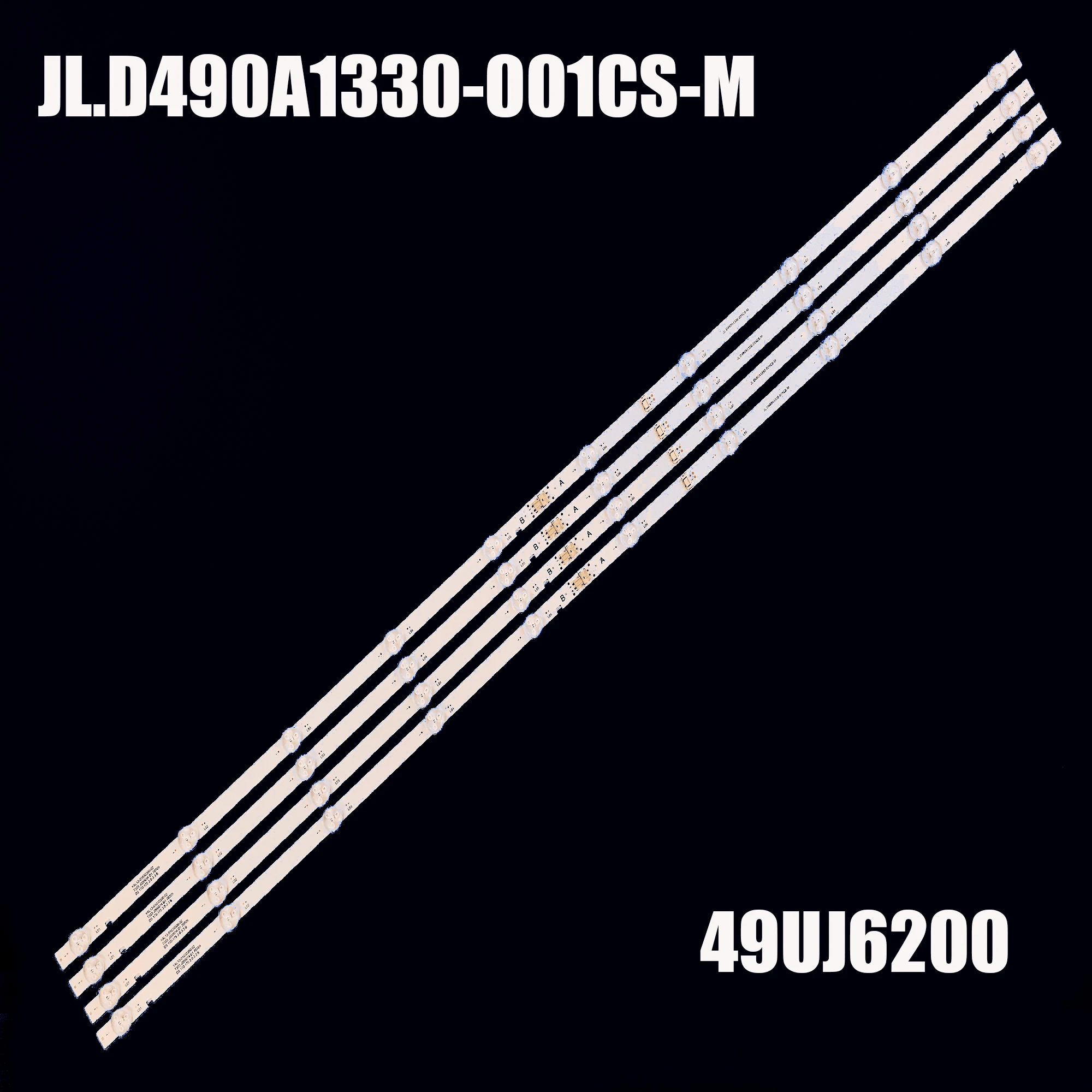 Tira de Retroiluminação Led para Retroiluminação 49puf6072 t3 49uj6200 49uj620v 49uj6200-ua 49uj620v-za Jl.d490a1330001cs-m 001bs-m2 Hv490qub-n8a