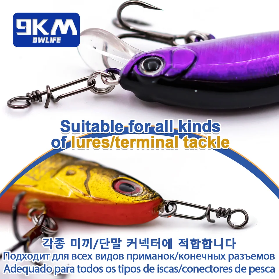 Kekili Pancing Stainless Kili Casting Steel Fishing Snap Swivel Type A