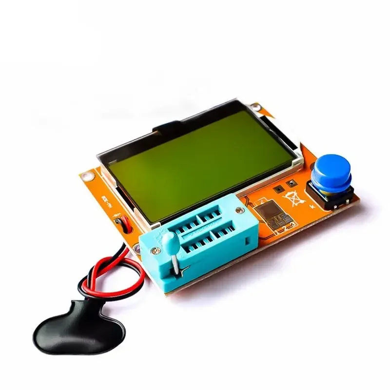 LCR-T4 Multifunctional Transistor Tester Capacitor Diode SCR Inductor Triode MOS Tube Meter Tester 12864 Green Backlight transistor tester capacitor tester lcr tester inductance and capacitance meter