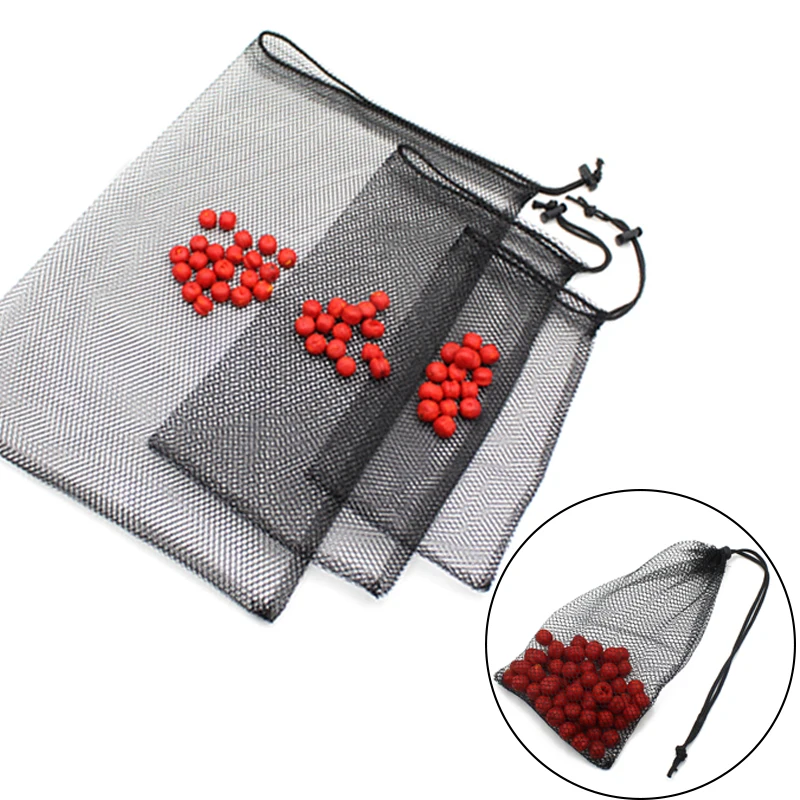 1 Pz Accessori Per La Pesca Alla Carpa Boilie Air Dry Mesh Bait Bags Boilies Bag Table Holder Boilies Carp Feeder Per Attrezzatura Da Pesca Alla Carpa