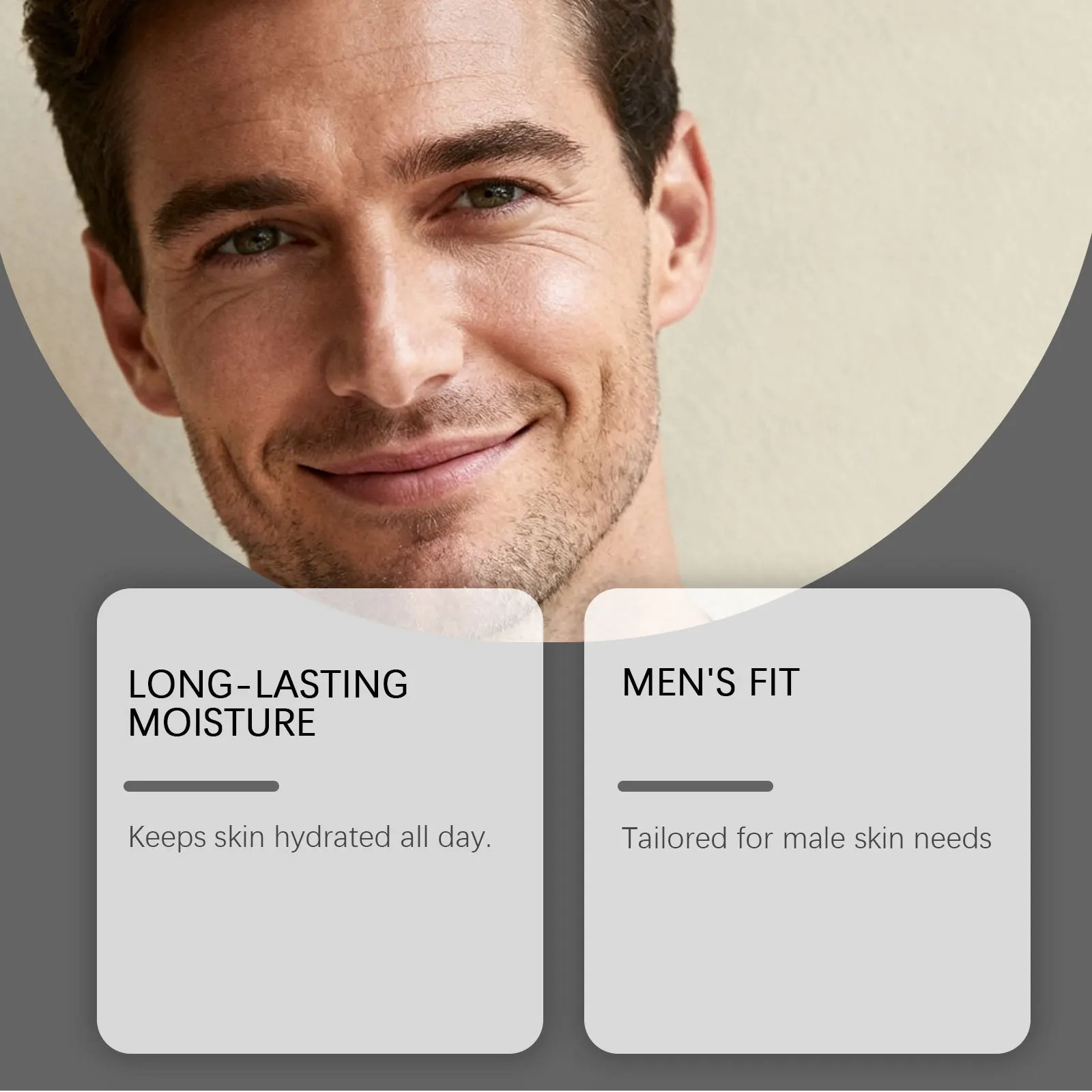 EAST MOON Men's Facial Moisturizing Cream Daily Moisturizing, Refreshing and Brightening Men's Skin Nourishing Care Cream