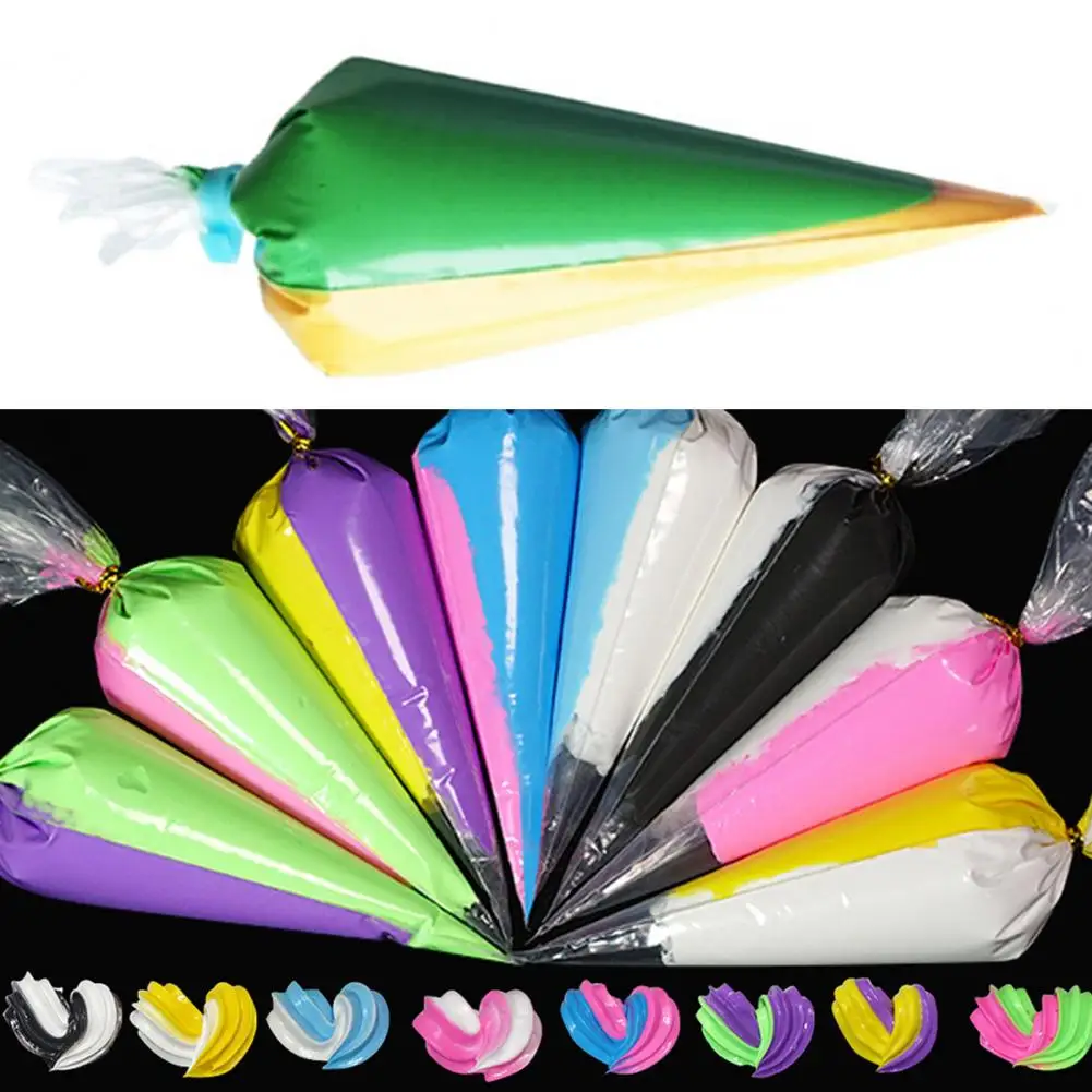 

Piping Bag Set 100pcs Disposable Piping Bags for Cake Decorating Pastry Icing Triangle Cupcake Frosting Cookie Puffs Making