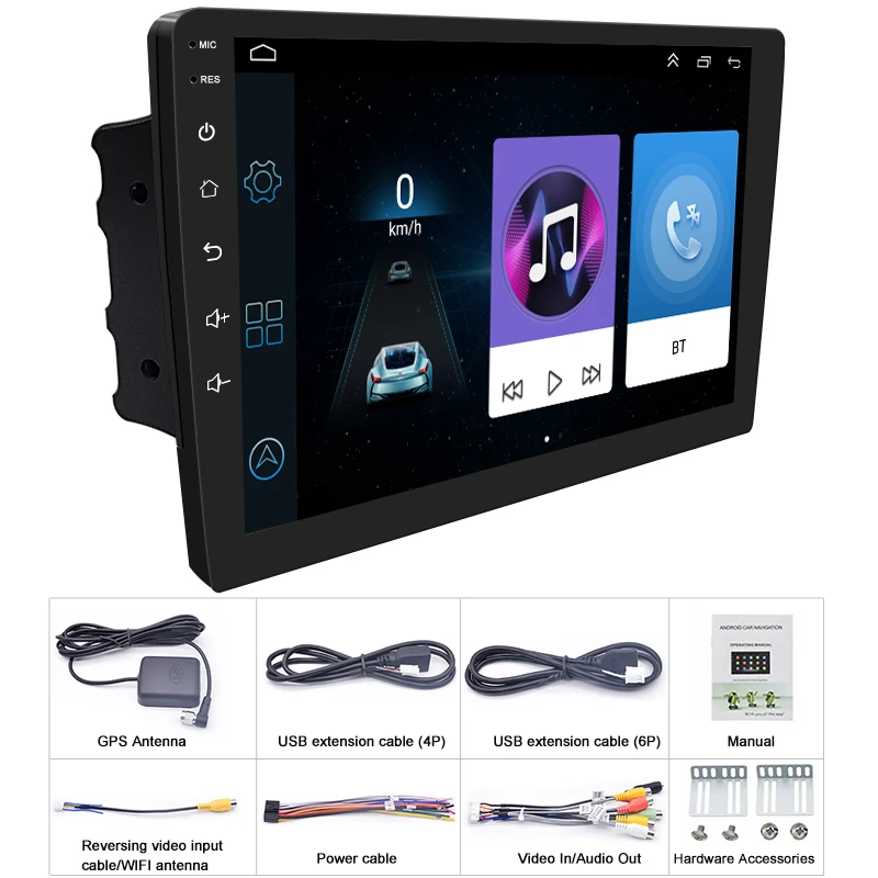 2 Din Android 12 Car Radio Multimedia Video Player Navigation GPS 9 inch Stereo Head unit For Nissan Kia Honda Toyota