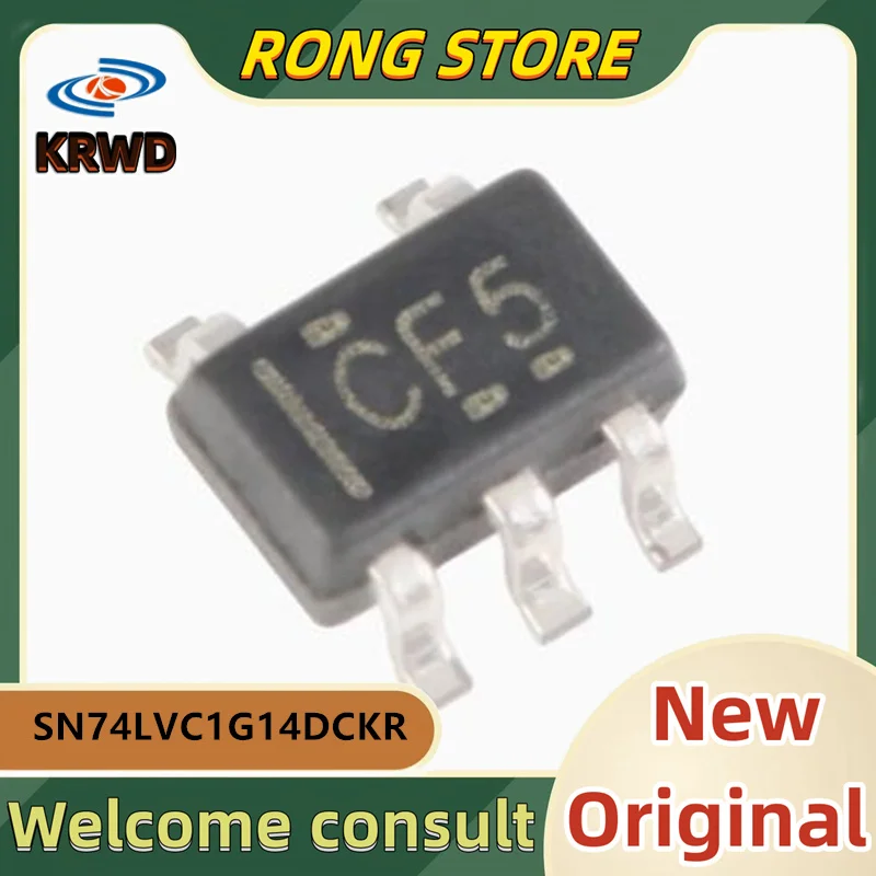 

50PCS CF5 CFR CFJ New and Original Chip IC SN74LVC1G14DCKR SN74LVC1G14 SOT-353 A non-gate chip with a Helmut Schmidt trigger