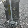 With Straw Sports Kettle with Straw 1.3L 1.5L 2L Graduated Water Cup with Straw Large Capacity Dustproof Fitness Water Bottle 2