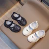 Girls Sport Shoes PU Hook & Loop Fashion Cute Round-toe Shallow Summer Breatheable Boys Casual Sneakers 1