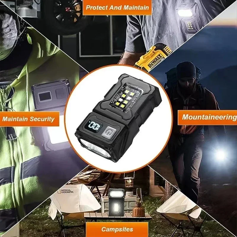 미니 USB 충전식 LED 손전등: 야외 활동의 필수품