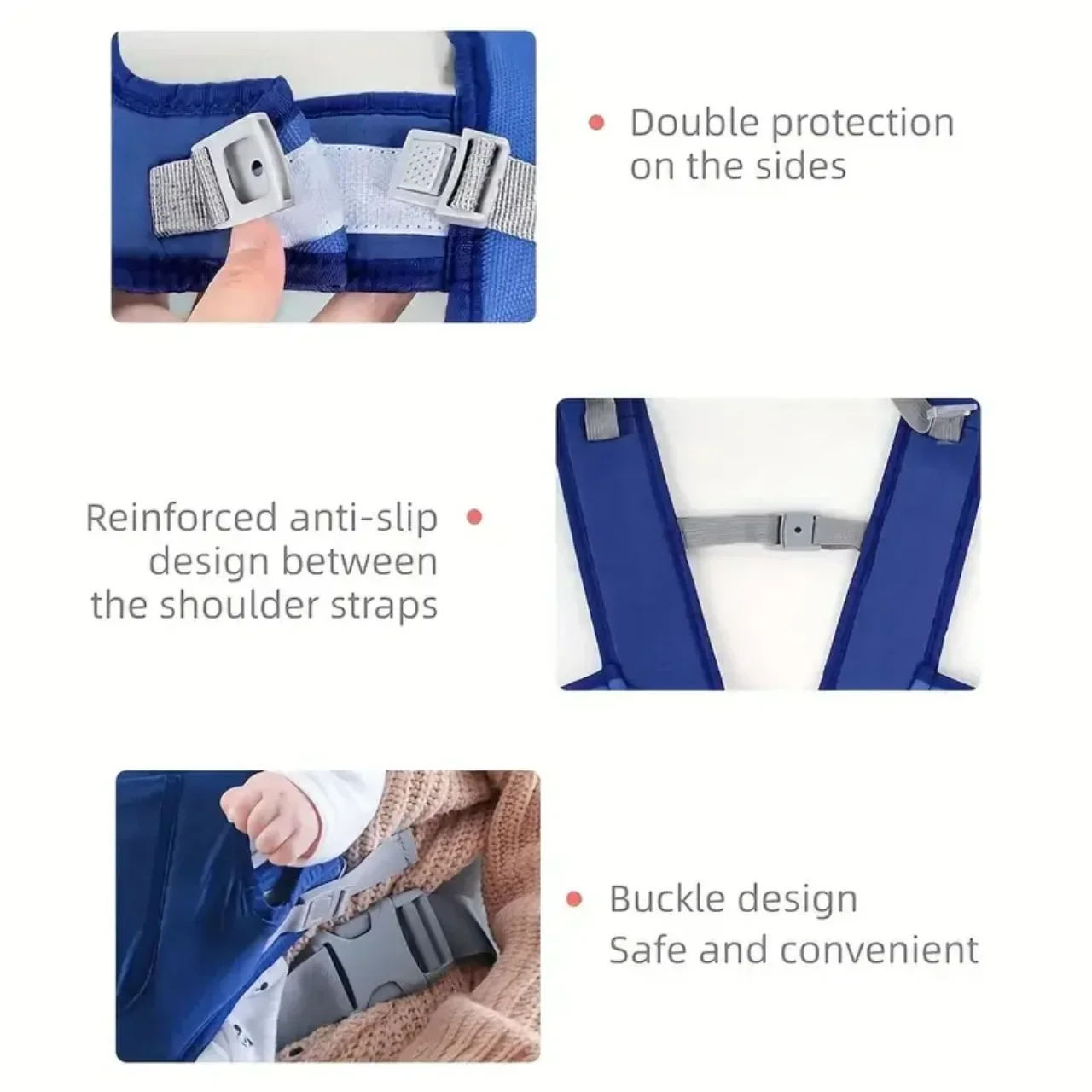 Baby Carrier Backpack Baby Bag Newborn Sling 4 in 1 Ergonomic Breathable Infant Babies Carrier Wrap Hipseat Waist Belt Backpacks 3