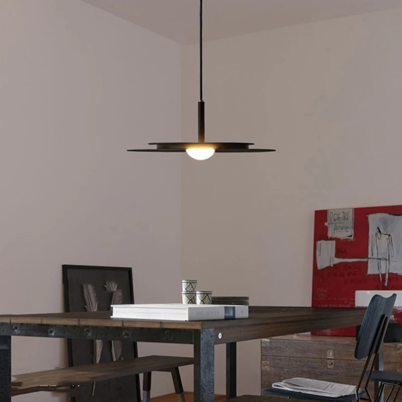 Nordic Modern LED Chandelier Bedroom Bedside Kitchen Bar Home Decorative Flying Saucer Chandelier Creative Lighting Lamp