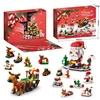 Christmas Building Blocks Set Box Kids Toys 24Years Xmas Advent Calendar Bricks Diy Kit Gift For Children 6 Years Old And Above 1