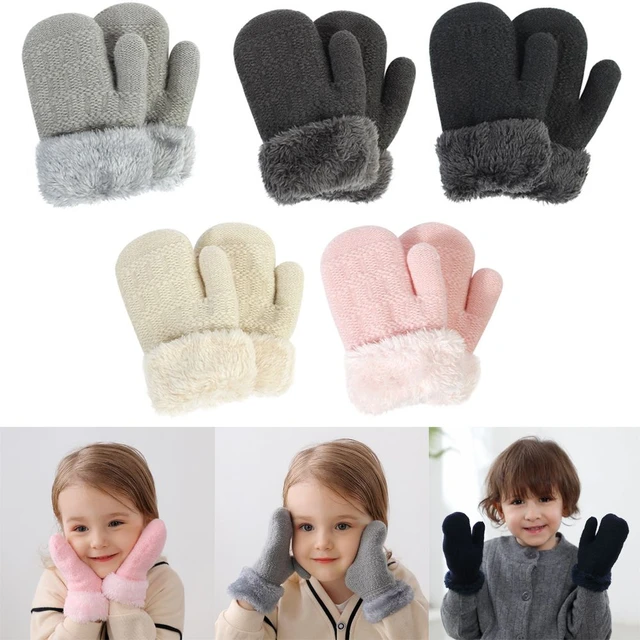 Mitaine bébé et gants pour fille et garçon 