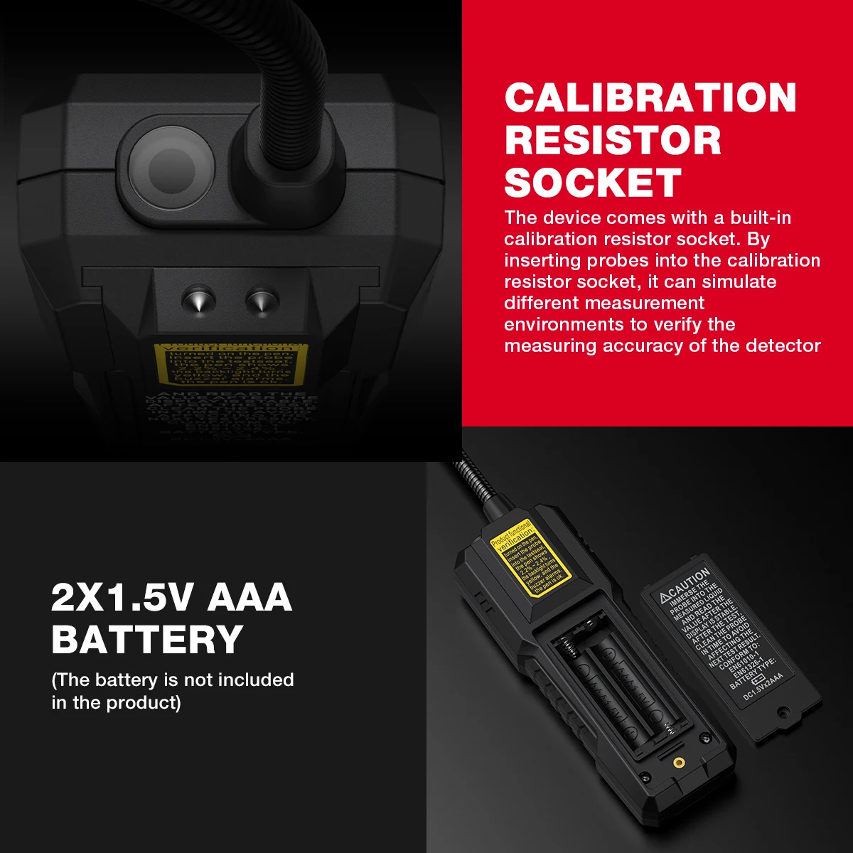 Brake Fluid Tester Flexible Probe 3 Colors Backlit Digital Auto Brake