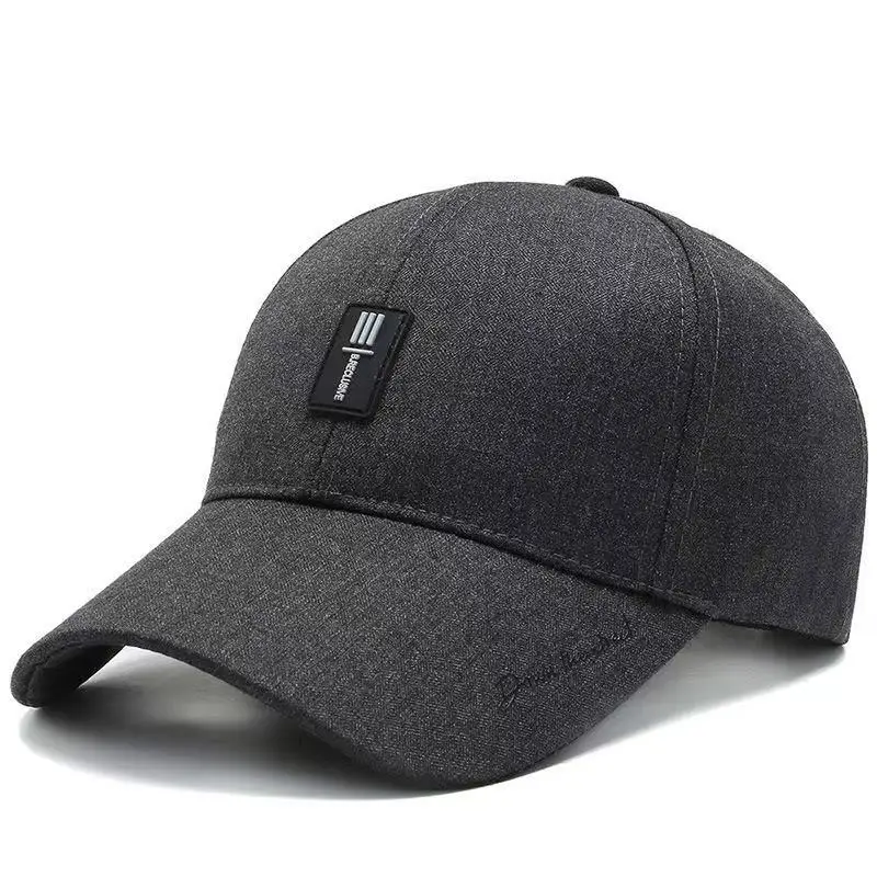 Unisex-Baseballkappen mit Etikettenstickerei, Frühling und Herbst, für den Außenbereich, verstellbare Freizeithüte, Sonnenschutzhut, Sportkappe – Detail 7