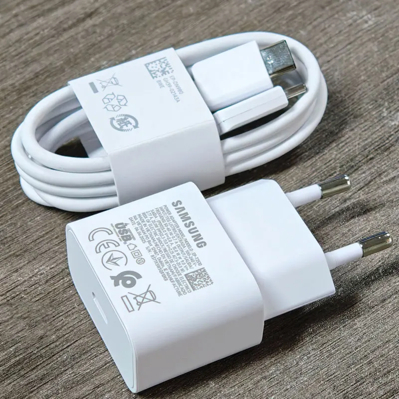 EP-T2510 Samsung 25W Super Fast Charger USB C PD Power Adapter For Galaxy S25 S24 S23 S22 S21 S20 Edge Flip Fold 7 6 5 4 3 2 A17