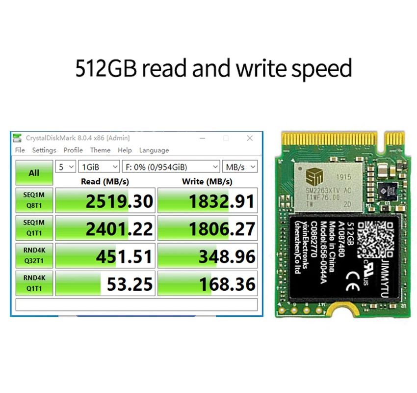 SSD M2 2230 1 ТБ для ноутбука Microsoft Surface Laptop3 /4 / 5 /Surface pro 8 Pro 7/Dell, портативный SSD 512g 1 t 256g 2230