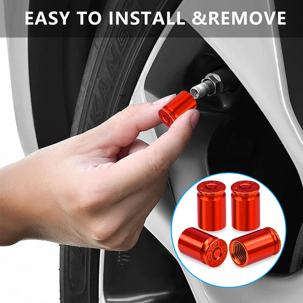 Universal Leak-Proof Tire Valve Stem Caps - Set of 4 для Vehicles