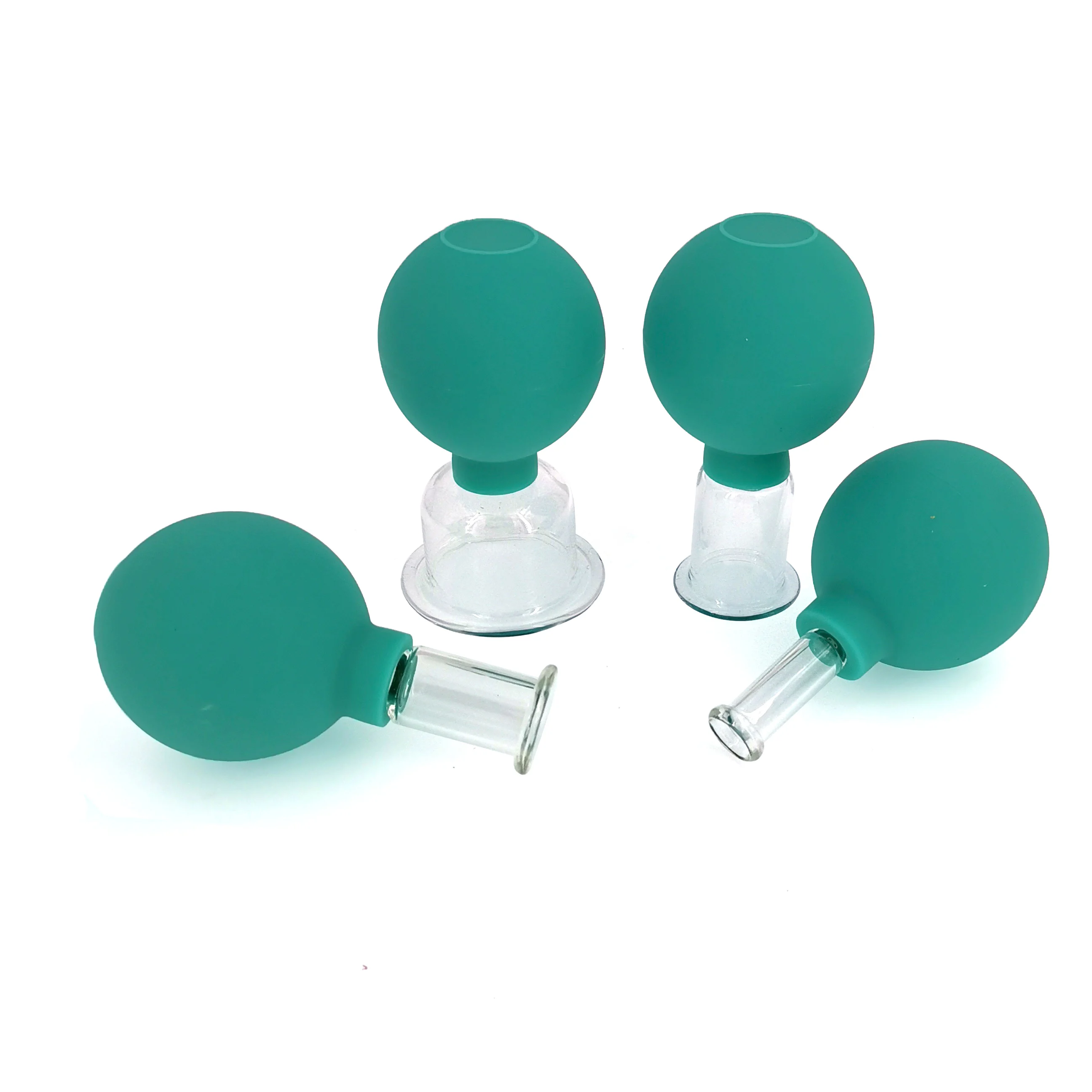 Facial Cupping Set Rubber Massage Body Cups Vacuum Cupping Glasses Face Skin Lifting Body Facial Cups Anti Cellulite Chineses Cupping Therapy Tool