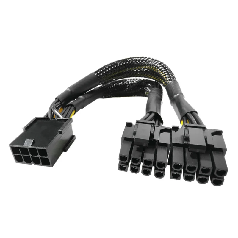 GPU 케이블 스플리터 순수 구리 8핀 더블 8핀 6+2 변환 와이어 암수 연결선 그래픽 카드 전원 연장 코드 어댑터