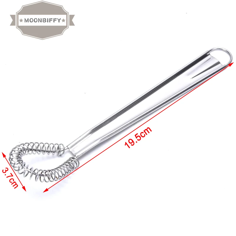 1 Piece 20cm Stainless Steel Magic Hand Held Spring Whisk Mini Kitchen Eggs  Sauces Mixer kitchen gadgets accessories Tools - AliExpress