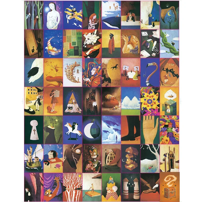 Illustrazioni Carte Blu Estensione Versione Giochi di carte
