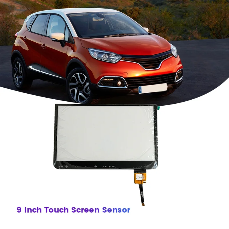 A77T-자동차 콘솔 센터 9인치 터치 스크린 센서 디지타이저 르노 캡처용 HC-1140 HC-16GT911 ZCC-4163-9 부품