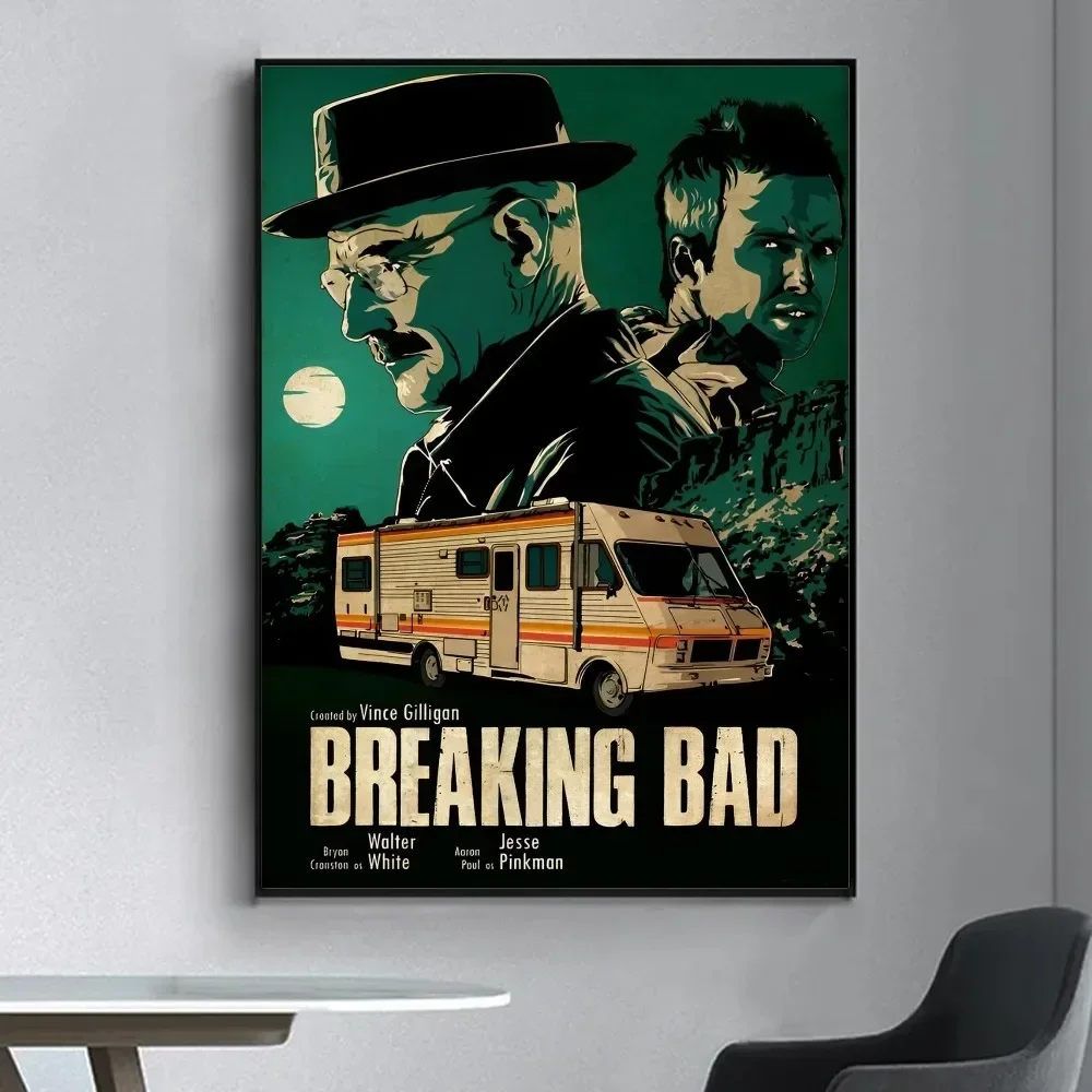 CoolPrintsUK Breaking Bad Poster Borderless Vibrant filmposter, verschillende maten (A3-formaat 420 x 297 mm
