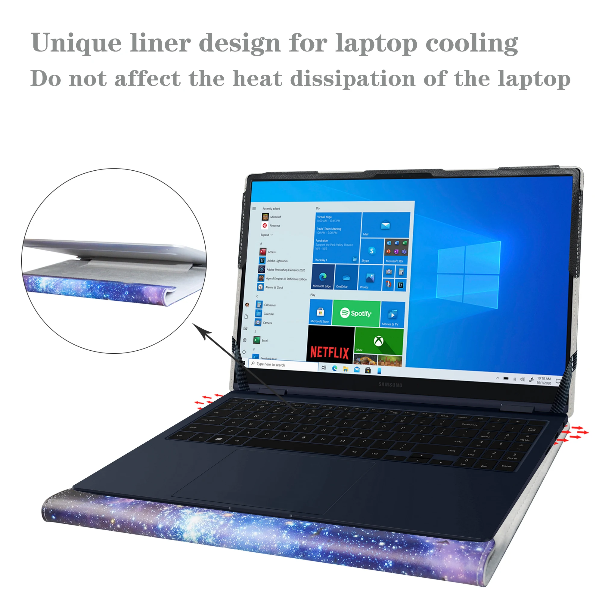 Alapmk-capa Protetora para Samsung Galaxy Book Pro 360 15 Np950qdb Galaxy Book Pro u 15 Np950xdb Book2 Pro 156 - Imagem 4