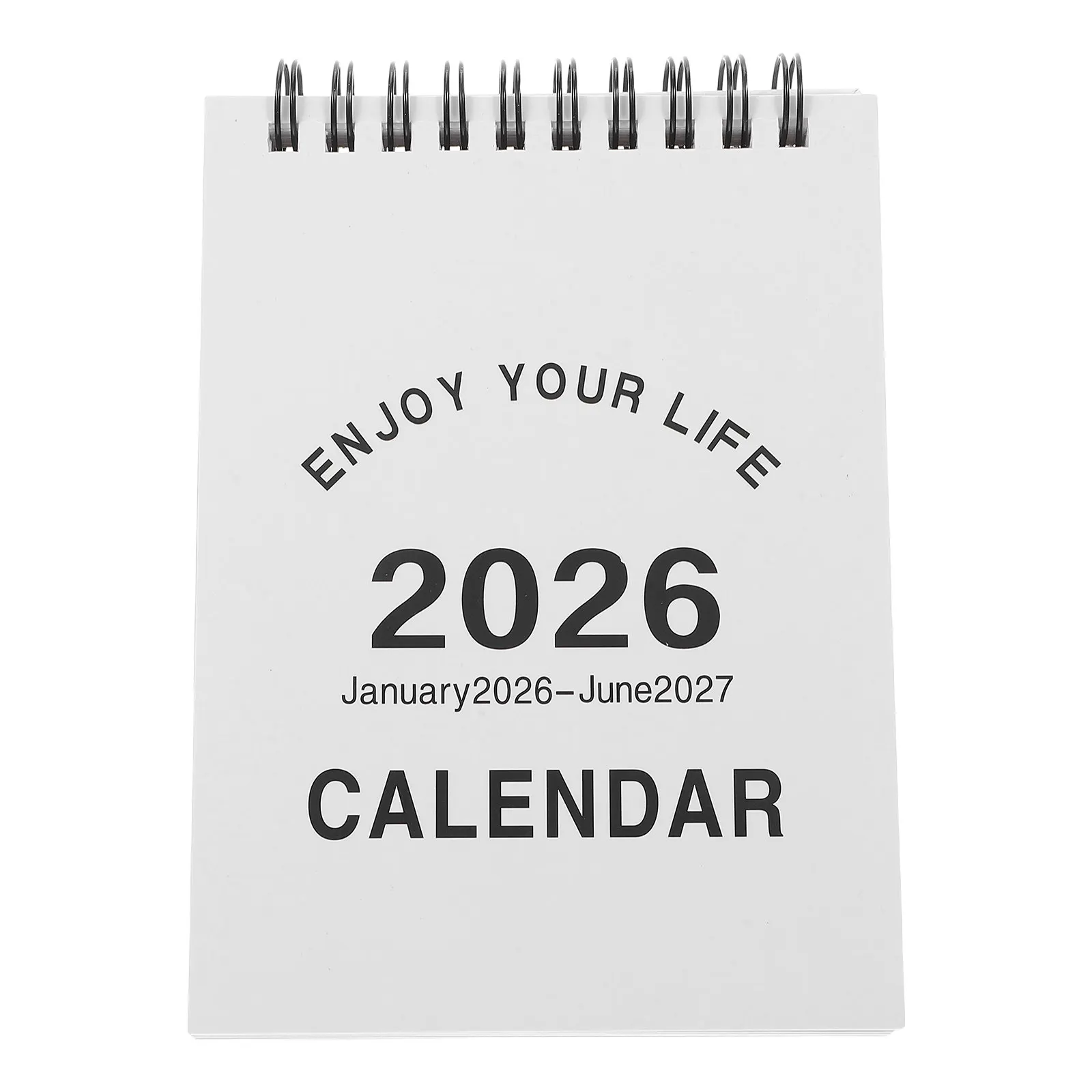 2Pcs 2026 테이블 달력 가정용 사무실용 소형 스탠딩 플립 데스크 달력 월간 주최자 테이블 달력 데스크 달력