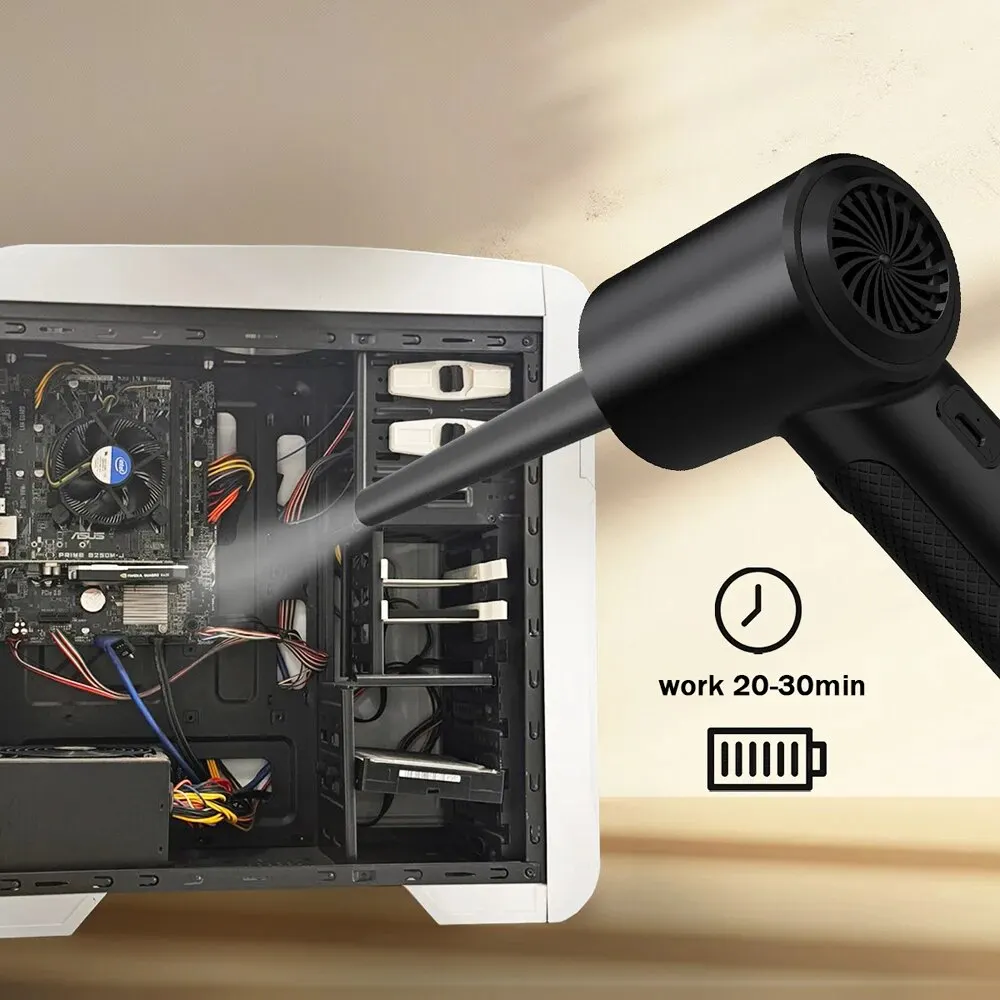 Electric Dust Collector Portable Dust Blower Multifunctional Dust Collector Dual Use Car and Home Daily Household Wireless 2