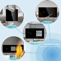 BSEED WIFI Switches Module Glass Panel Black USB C Phone Charge Socket Port Smart Touch Switches Function Key EU Sockets Parts - Image 6